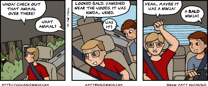 Comic graphic for 2003-07-16: Out The Window