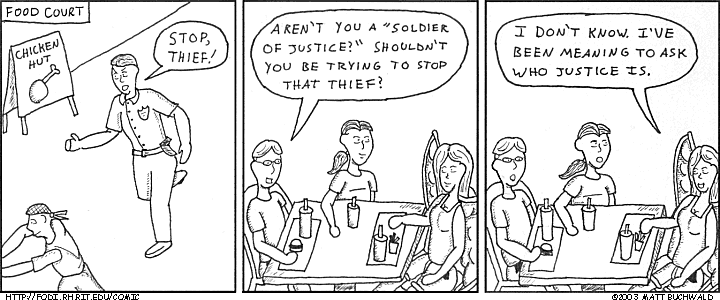 Comic graphic for 2003-07-29: For Great Justice