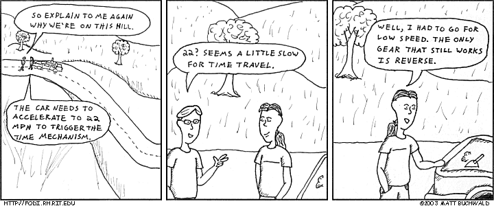 Comic graphic for 2003-08-07: How Not to Buy a Car
