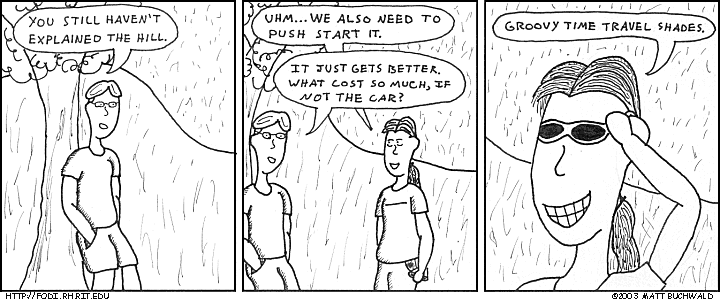 Comic graphic for 2003-08-08: How To Look Good For All Time