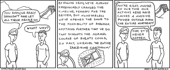 Comic graphic for 2003-08-15: Two Docs