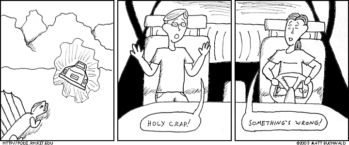 Comic graphic for 2003-08-21: Trouble Between Times