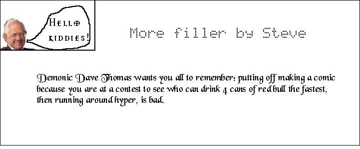 Comic graphic for 2003-08-28: Red Bull gives you Wieners