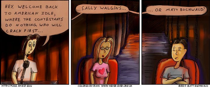 Comic graphic for 2003-09-14: Nothing Weighs So Heavily