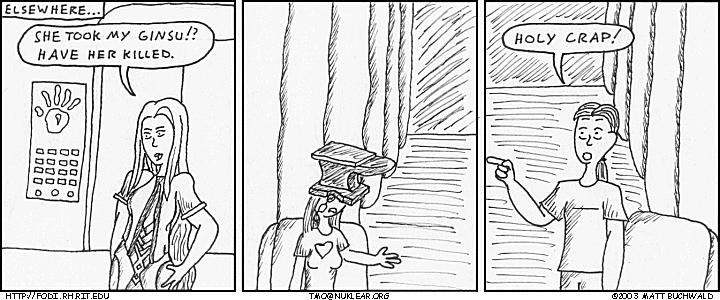Comic graphic for 2003-09-15: Anvils: A Great Way to Start the Day