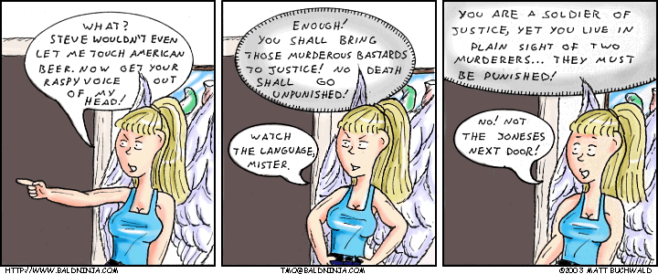 Comic graphic for 2003-10-12: Justice