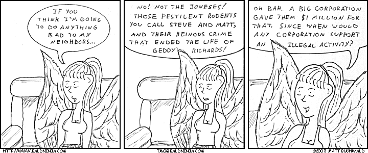 Comic graphic for 2003-10-13: Purity of Corporation