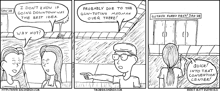 Comic graphic for 2003-12-20: You Are About to Enter a New Dimension