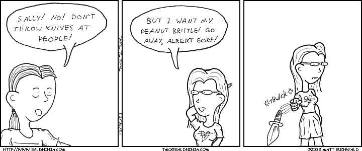 Comic graphic for 2003-12-26: Dead Aim