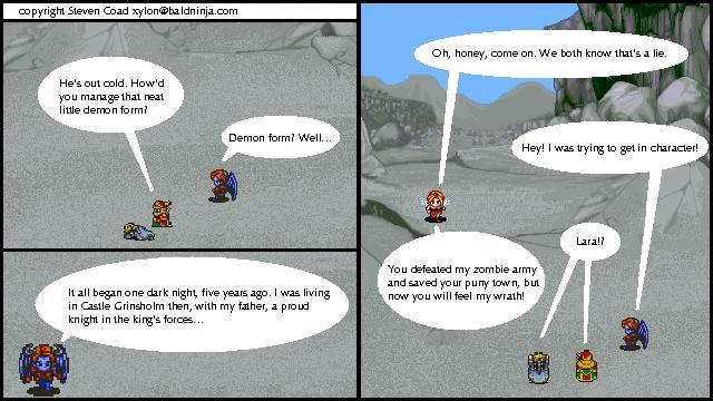 Comic graphic for 2004-01-02: A Clever Twist
