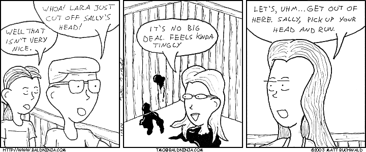 Comic graphic for 2004-01-08: Headless