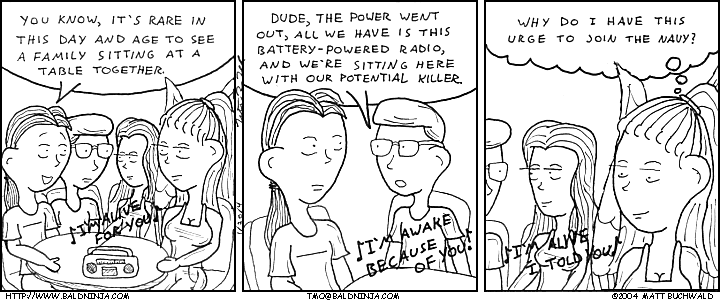 Comic graphic for 2004-01-20: In The Dark