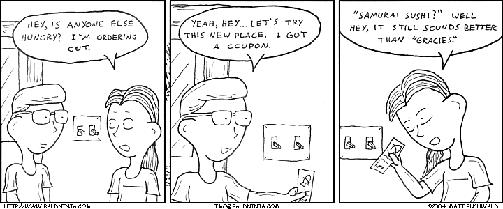 Comic graphic for 2004-01-21: I Smell A Plot Device