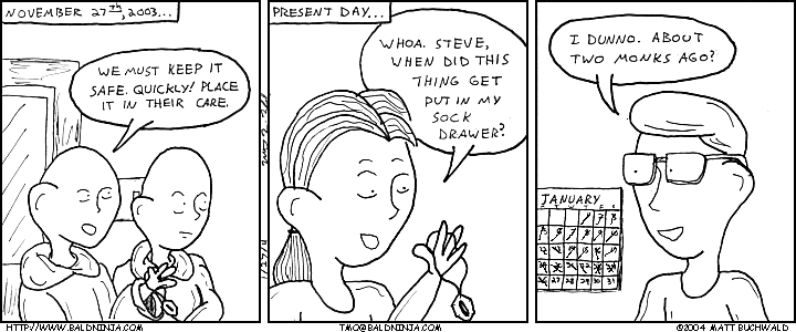 Comic graphic for 2004-01-27: Planting