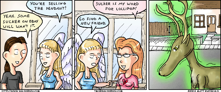Comic graphic for 2004-02-01: Yes, Deer.