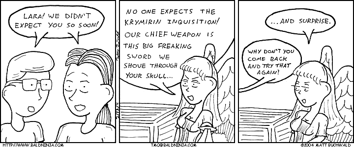 Comic graphic for 2004-02-13: Look! A Beef Pie!