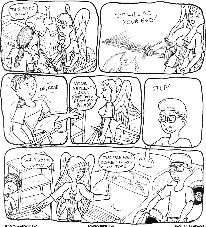 Comic graphic for 2004-03-13: Battle, ho!