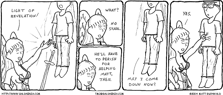 Comic graphic for 2004-03-15: The Light of Revelation