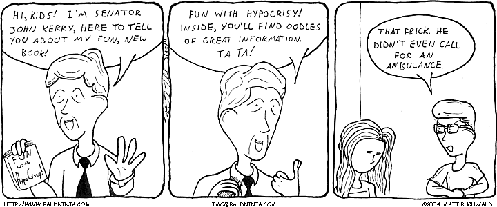 Comic graphic for 2004-03-20: Political Commentary