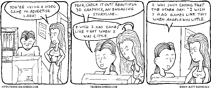 Comic graphic for 2004-03-28: Lost Video Youth