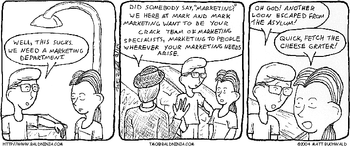 Comic graphic for 2004-04-01: Market Insanity