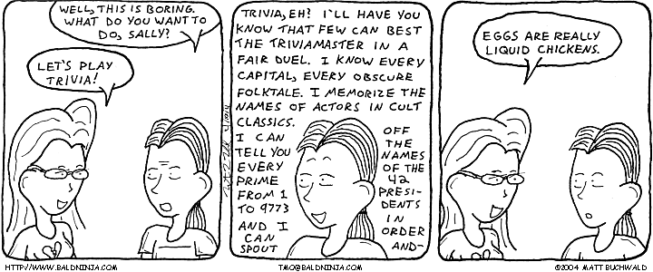 Comic graphic for 2004-04-10: Zombie Games