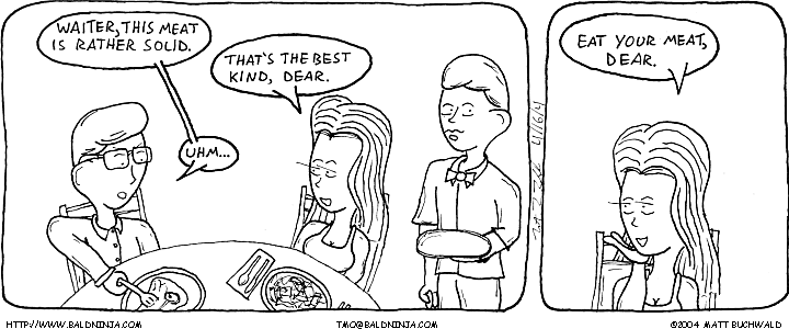 Comic graphic for 2004-04-16: Tough Food