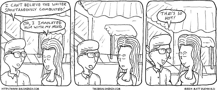 Comic graphic for 2004-04-24: What She'd Do For You