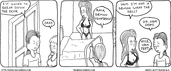 Comic graphic for 2004-05-14: Accusation