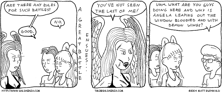 Comic graphic for 2004-05-17: Time for Battle
