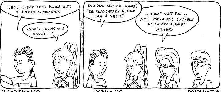 Comic graphic for 2004-05-29: Two All Soy Patties