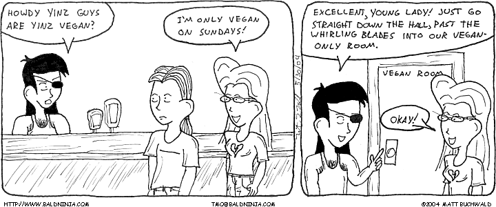 Comic graphic for 2004-05-30: Shameless Monty Python Reference