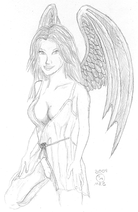 Comic graphic for 2004-08-21: Demonic Angela Filler