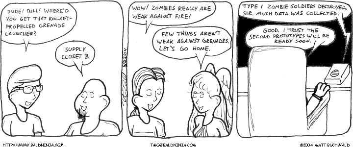 Comic graphic for 2004-08-29: Weak Point Transition