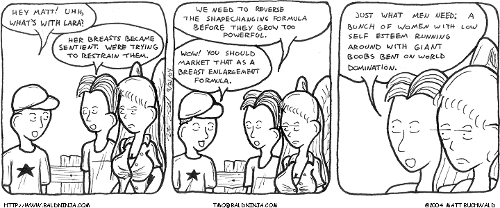 Comic graphic for 2004-09-21: A Horrible Nightmare