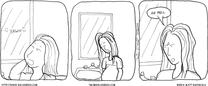 Comic graphic for 2004-10-20: Surprise!