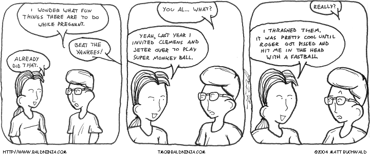 Comic graphic for 2004-10-23: Red Soxed