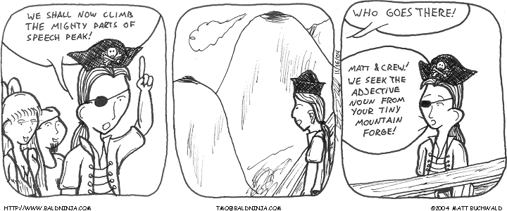 Comic graphic for 2004-11-16: The Quest Continues