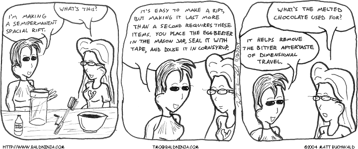 Comic graphic for 2004-11-27: Recipe for Total Rescue