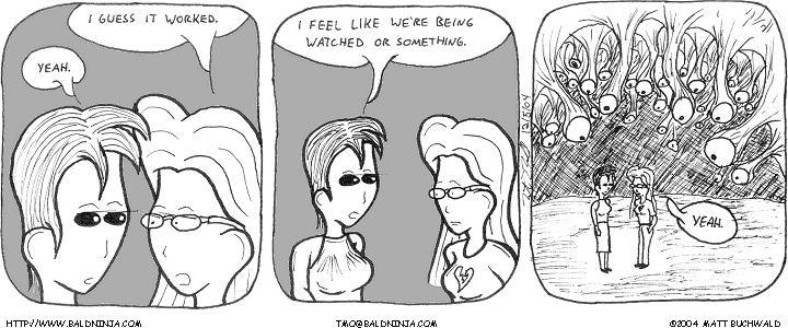 Comic graphic for 2004-12-05: Watched in the Dim Light