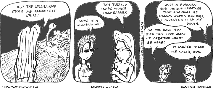 Comic graphic for 2004-12-07: And Other Fantasy Creatures