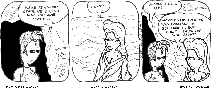 Comic graphic for 2004-12-08: Another Weird Thing Happens in Dreamland