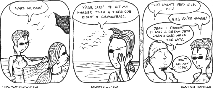 Comic graphic for 2004-12-13: Rude Awakening