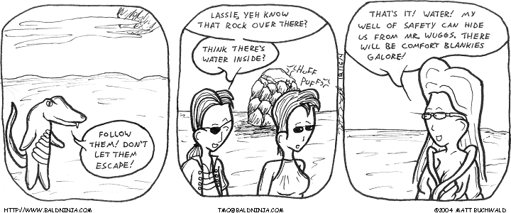 Comic graphic for 2004-12-16: Mr. Wuggs Approaches