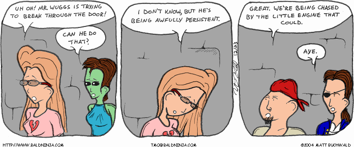 Comic graphic for 2004-12-23: Think I Can