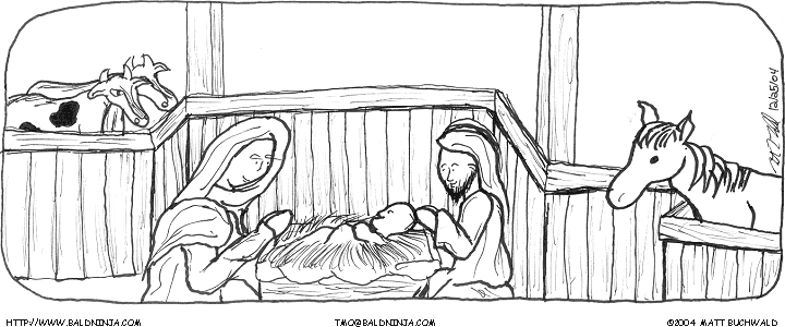 Comic graphic for 2004-12-25: Happy Birthday Jesus