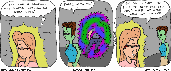 Comic graphic for 2004-12-26: Escaping Surreality