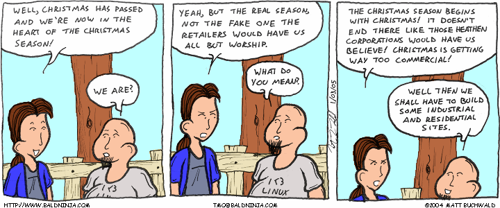Comic graphic for 2005-01-03: Sim Christmas