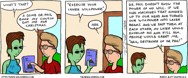 Comic graphic for 2005-01-08: Self Help Books