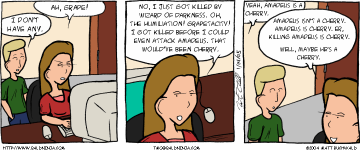 Comic graphic for 2005-01-14: LORD Week: Electra